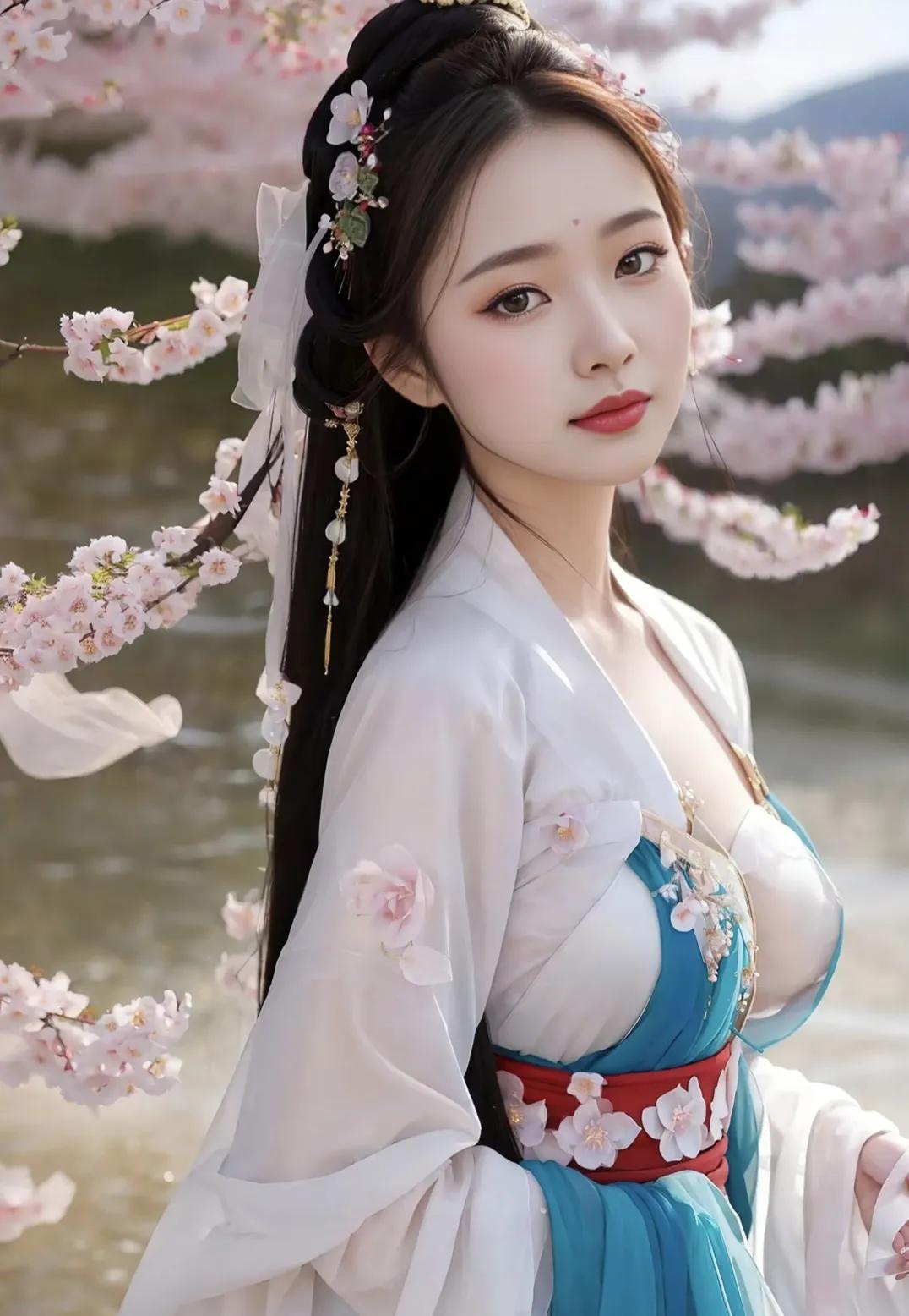 桃花杏花盛开美图,杏花高清美图照片