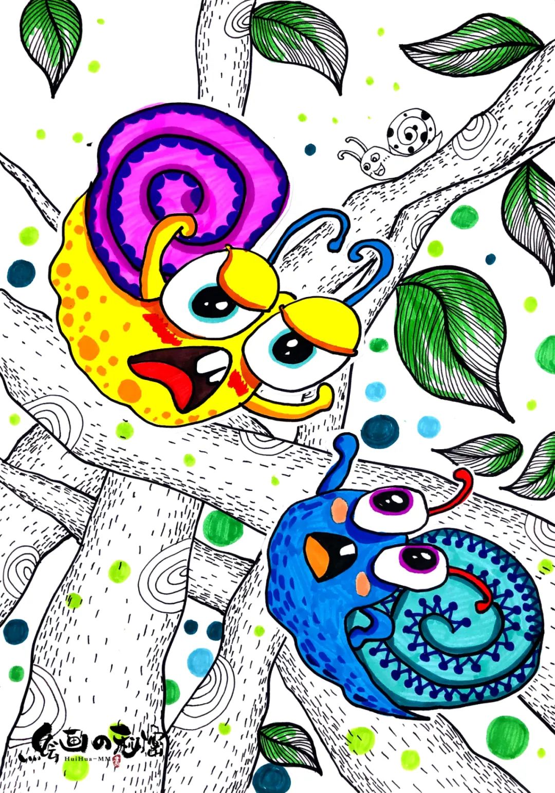 会生气的蜗牛,蜗牛吵架