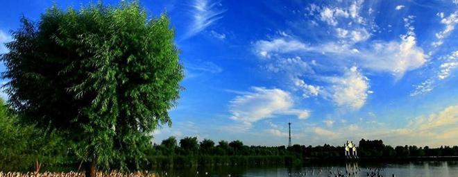 华北平原河流干涸,白洋淀华北淡水湖