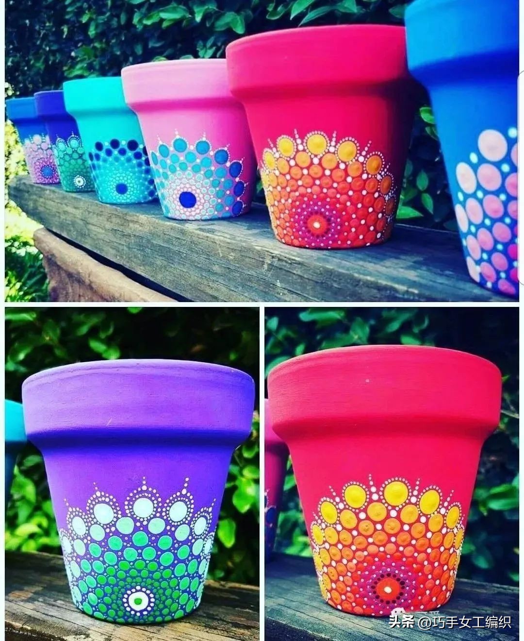 她用粗细不同的铅笔，棉签，牙签，筷子…竟把家里的旧物翻了个新