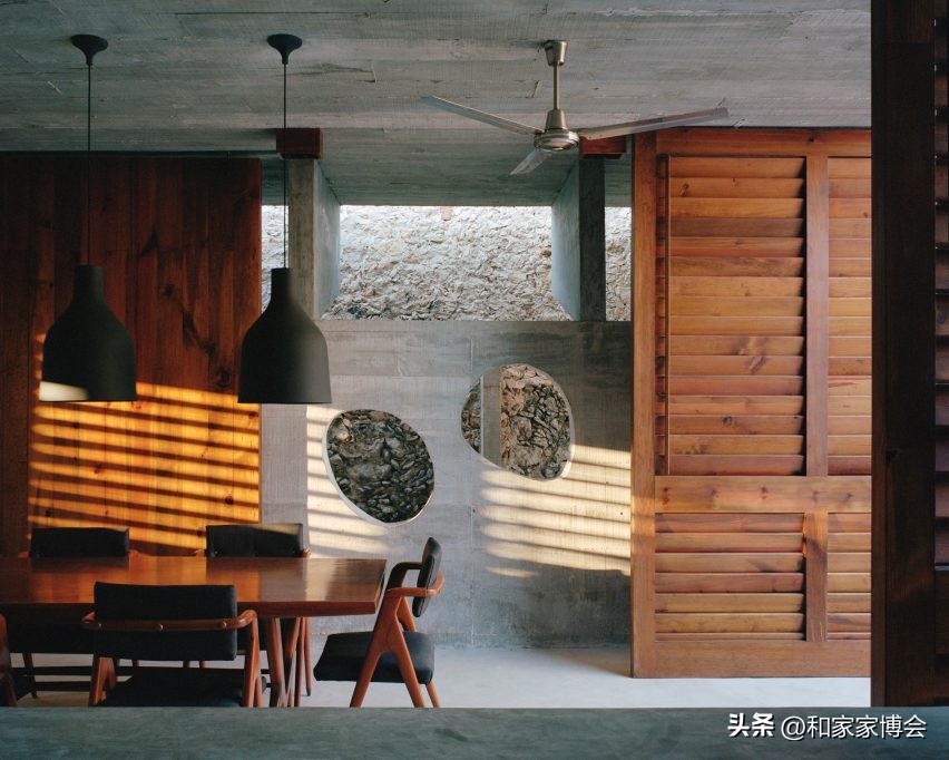 自然纯粹的清水混凝土住宅，用当代手法沉淀玛雅文化