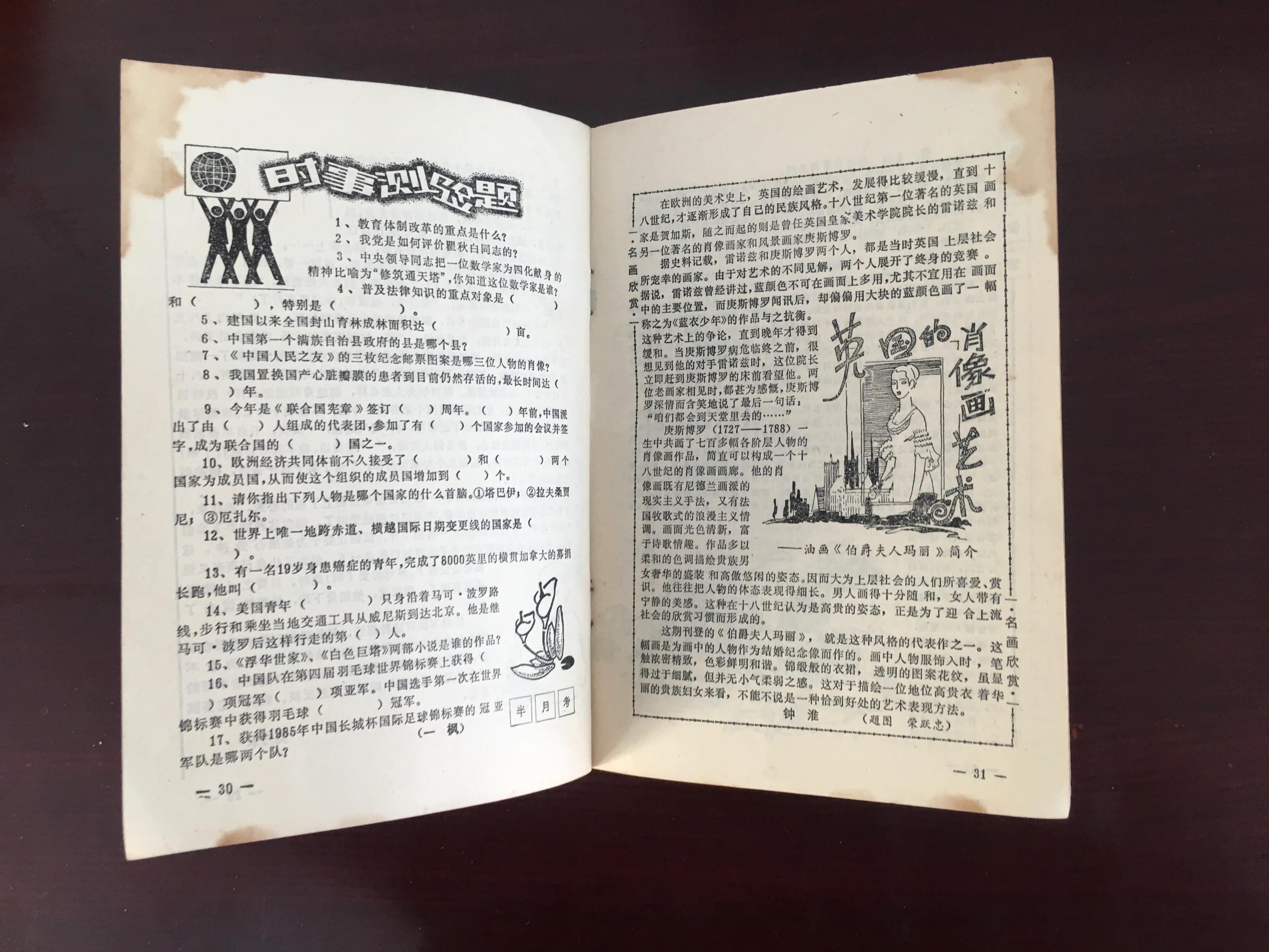 1995年的辽宁青年,辽宁青年1985年封面