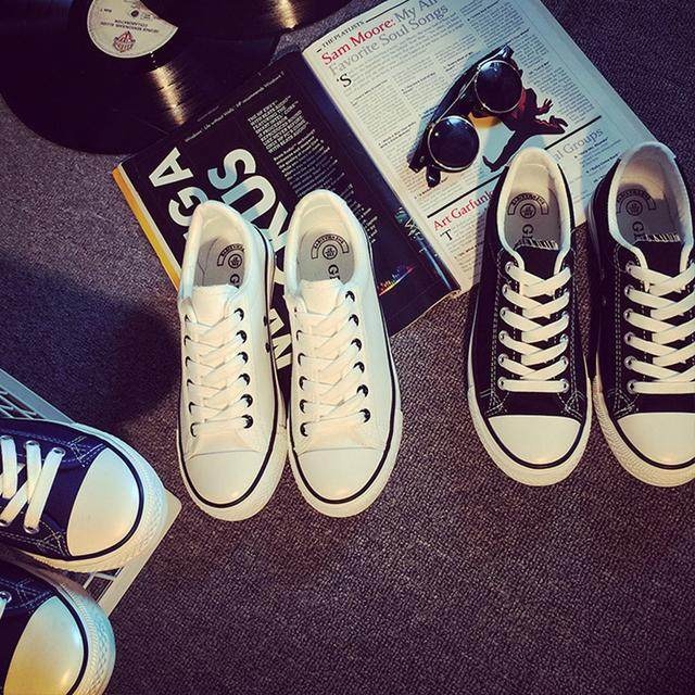 帆布鞋推荐学生党穿搭,适合小女生穿的帆布鞋