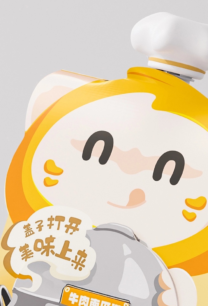 国外ip食品包装设计,食品ip形象