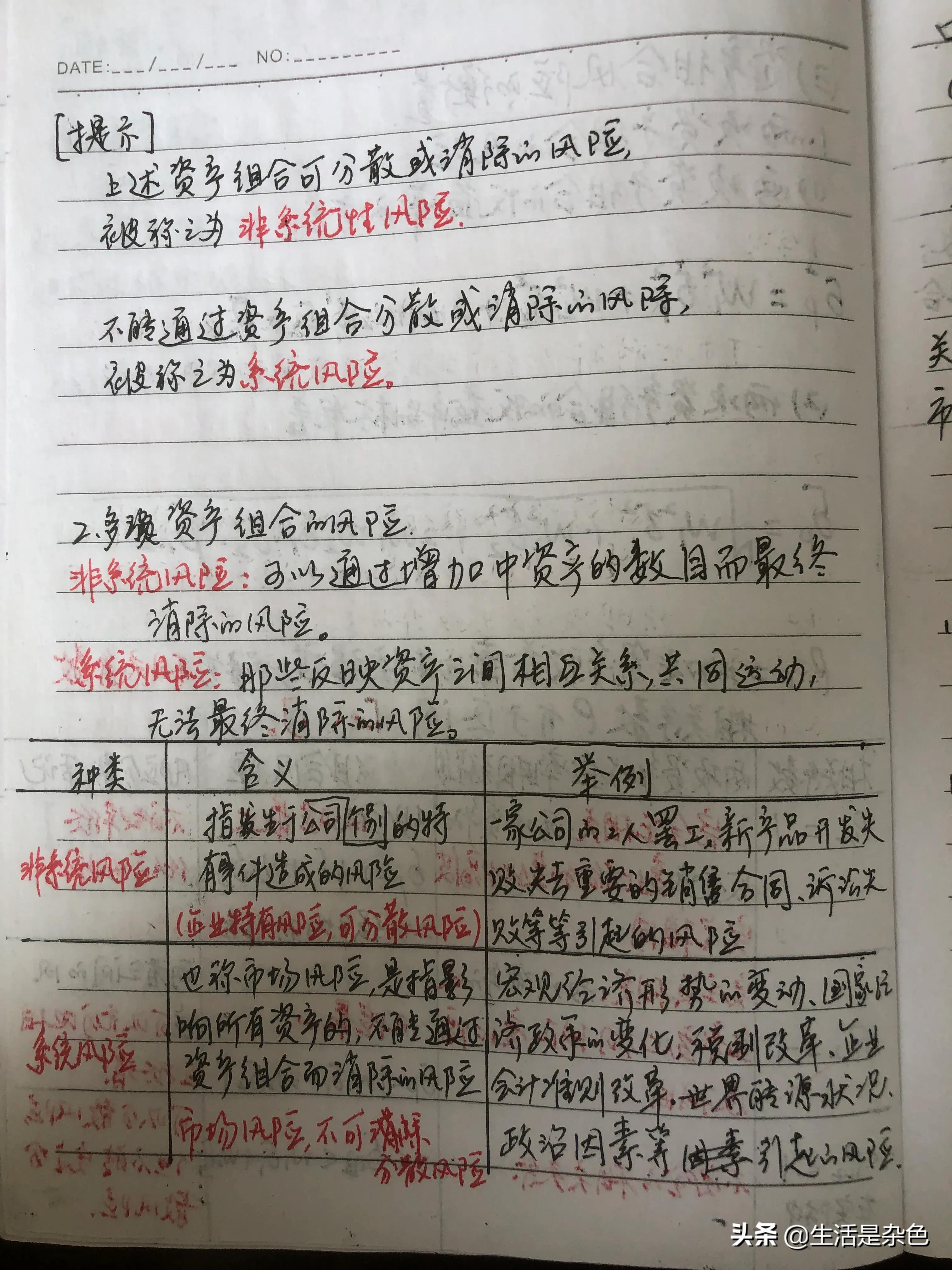 中级会计学习#财务管理第二章第二节风险与收益2