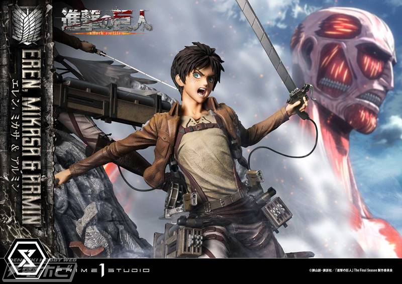 进击的巨人周边手办阿尔敏,进击的巨人艾伦始祖人手办