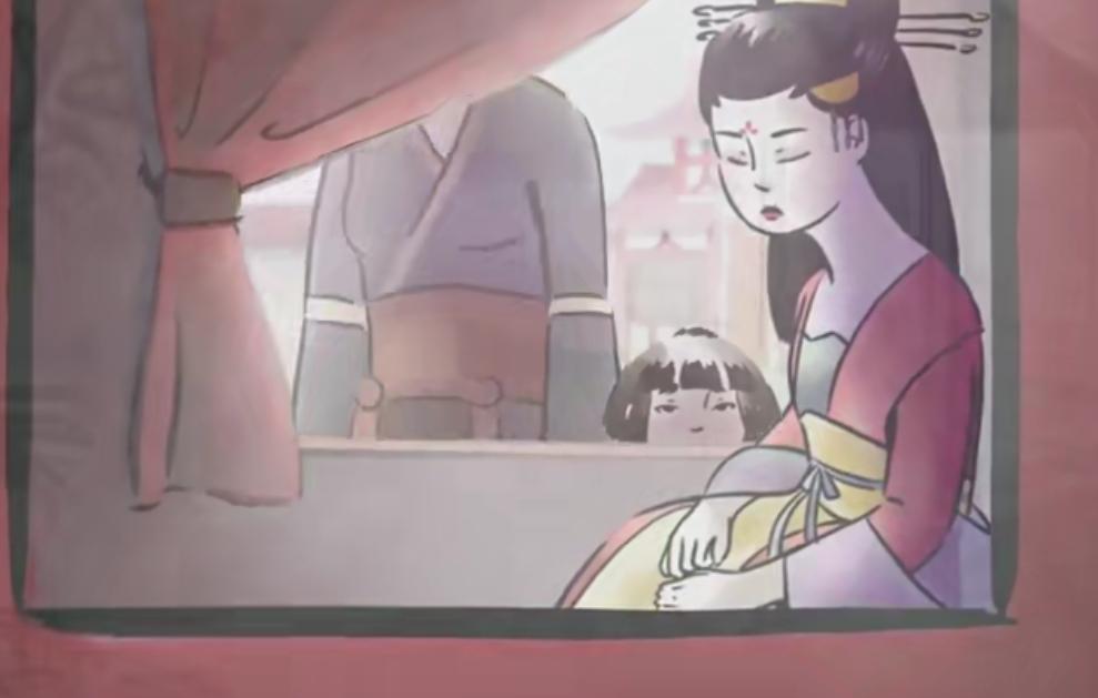 水墨风动漫女生图片,水墨风动漫女图文