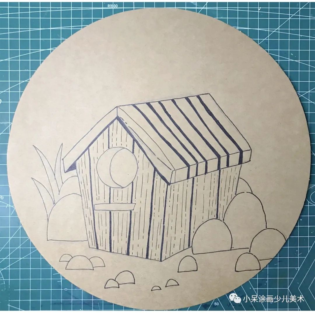 小鸟的家绘画教程,小鸟的家怎么画