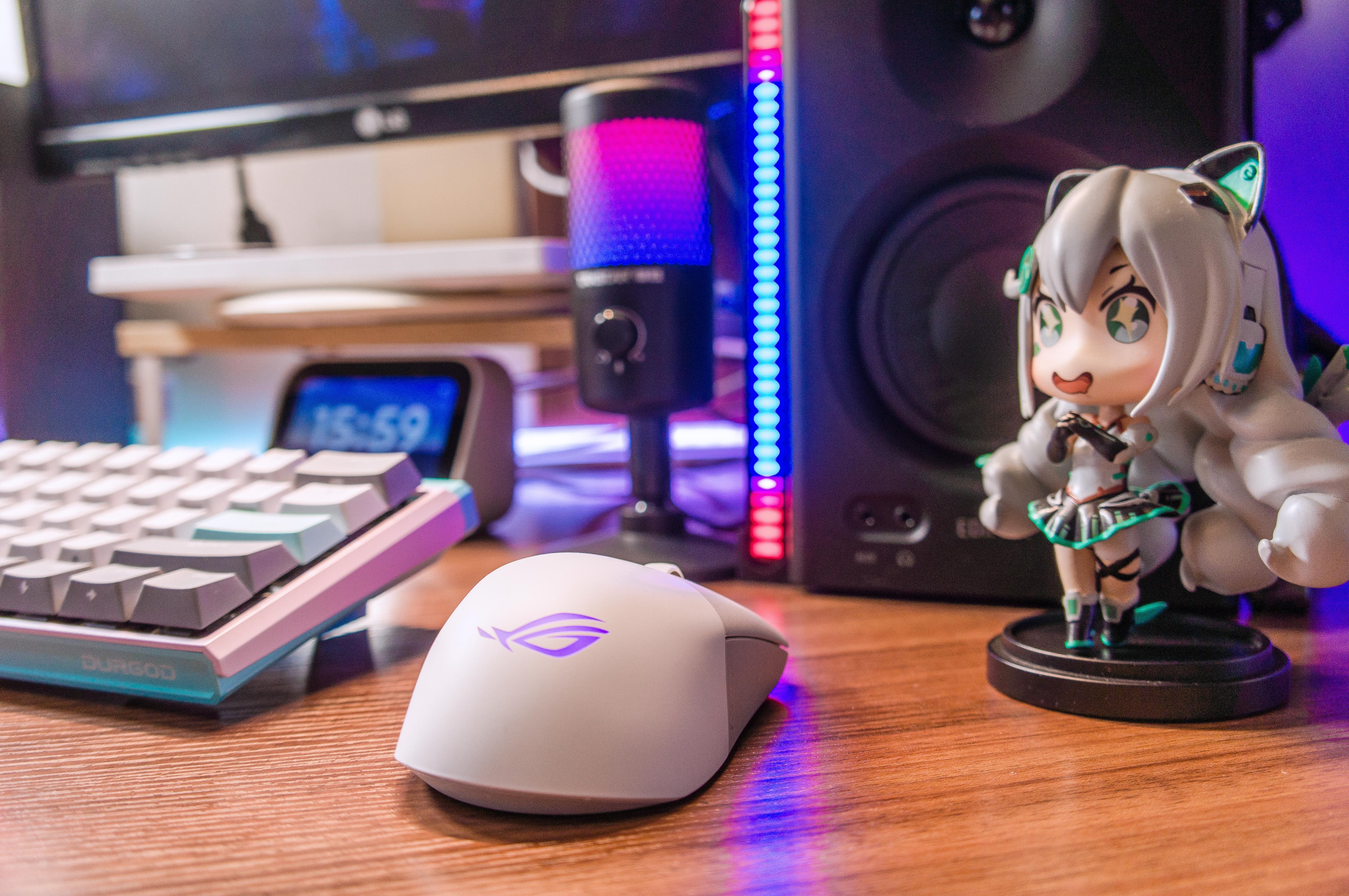 rog月刃无线鼠标评测怎么使用,rog月牙鼠标评测