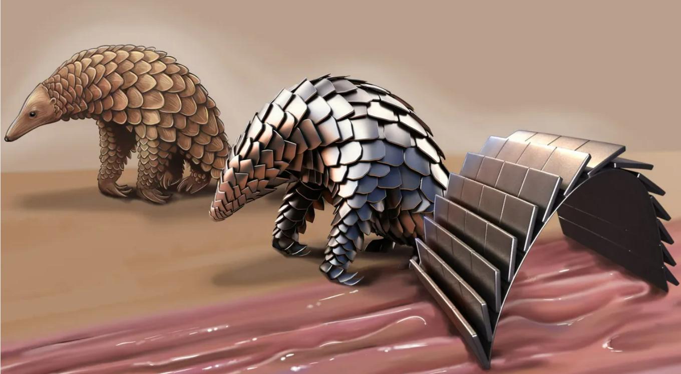 穿山甲机器人简介,体内穿山甲微型机器人