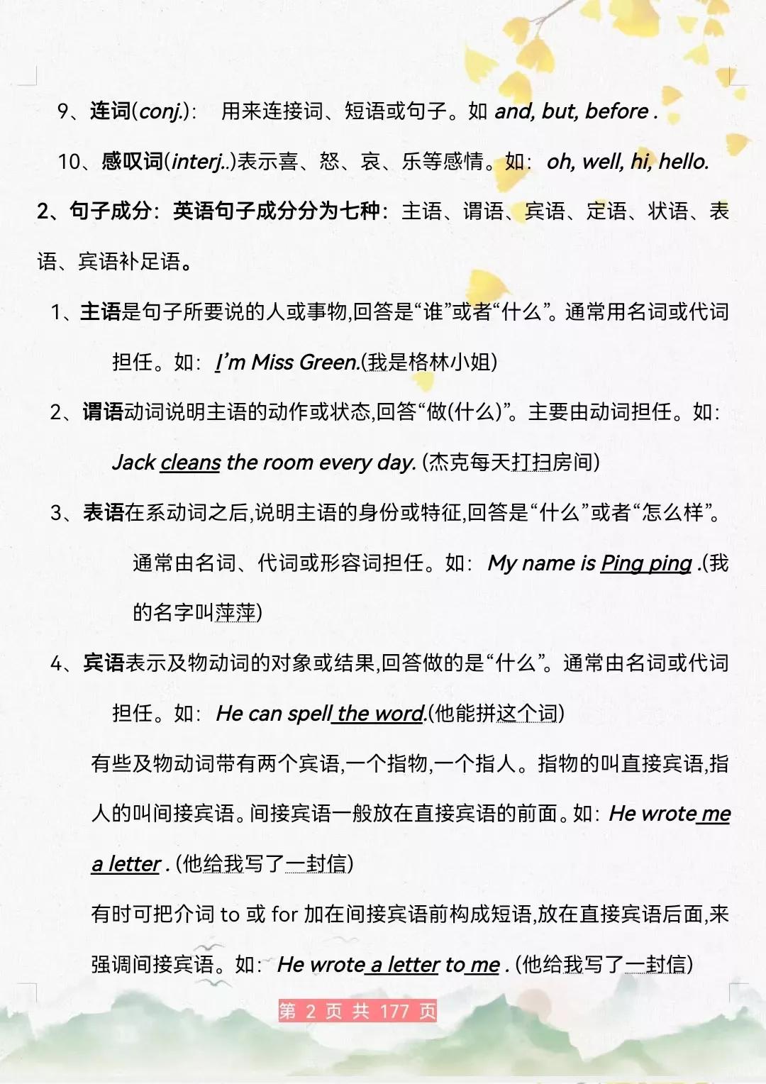 英语语法重要吗?长达173页的英语语法完整版,告诉你答案