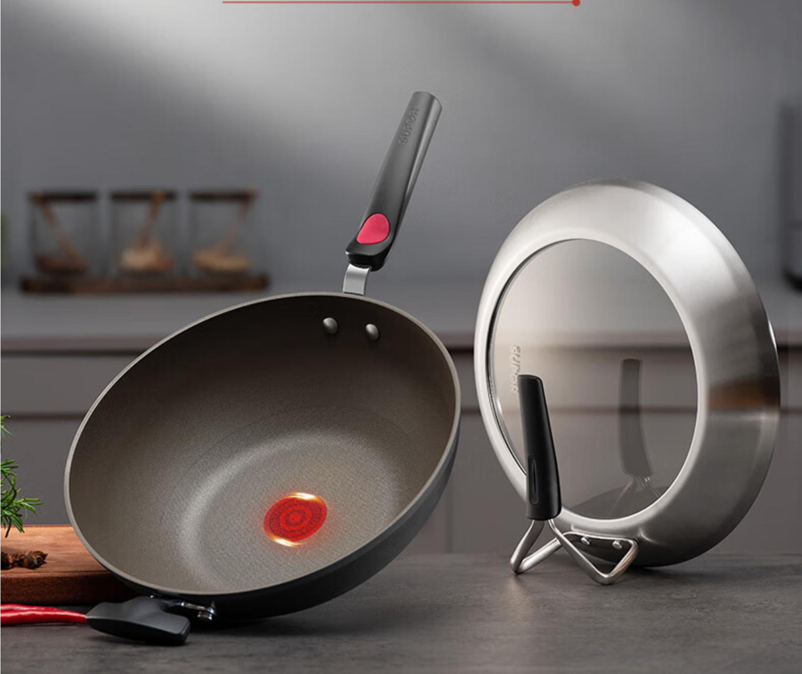 不粘锅铸铁锅,铸铁锅无涂层不粘锅炒锅