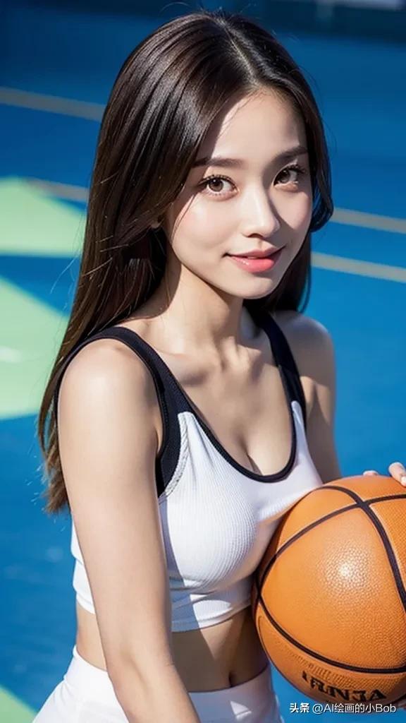 ai画打篮球女生图片,ai绘画女生打篮球教程