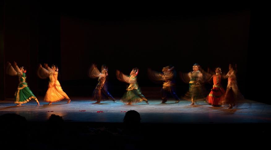 印度舞蹈与敦煌舞蹈,印度舞蹈融合东方舞蹈