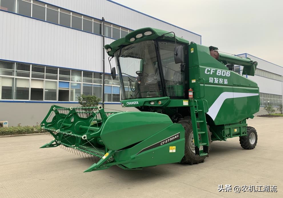 江苏省沃得收割机,江苏沃得8.0履带收割机