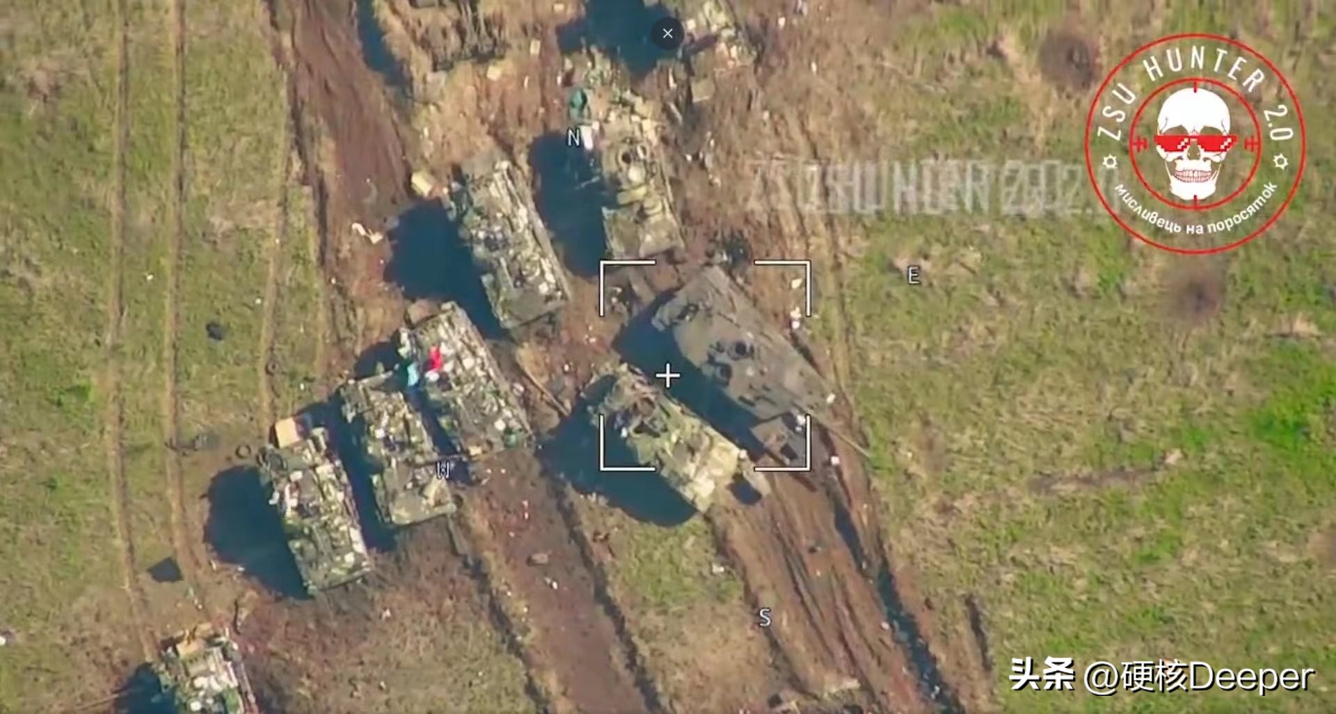 俄乌冲突被摧毁的豹2,俄乌冲突豹2实战