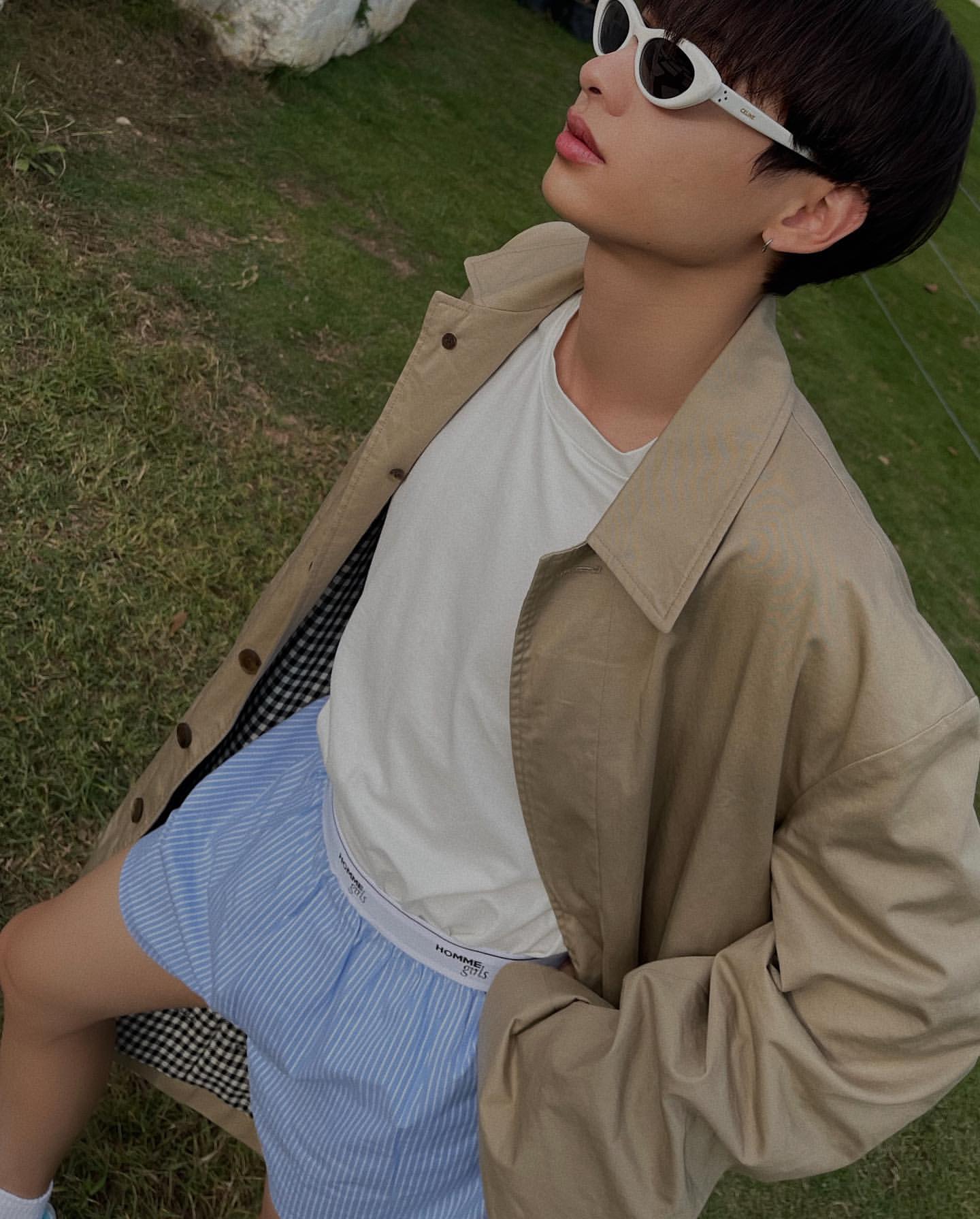 粉色系甜酷风穿搭男,粉色系极简穿搭男生