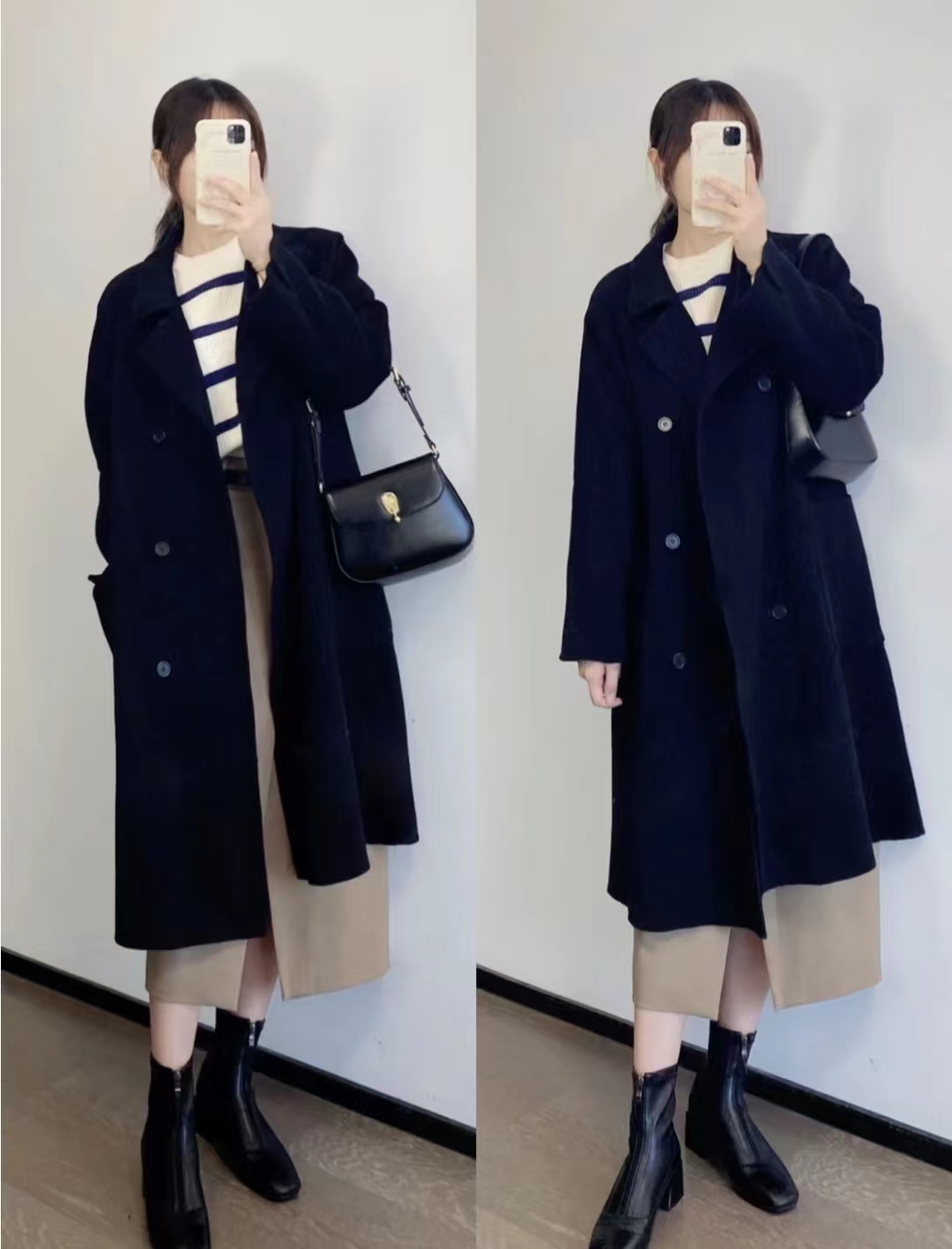 冬季穿搭女生韩系温柔套装,适合冬季15岁女生的时尚穿搭套装