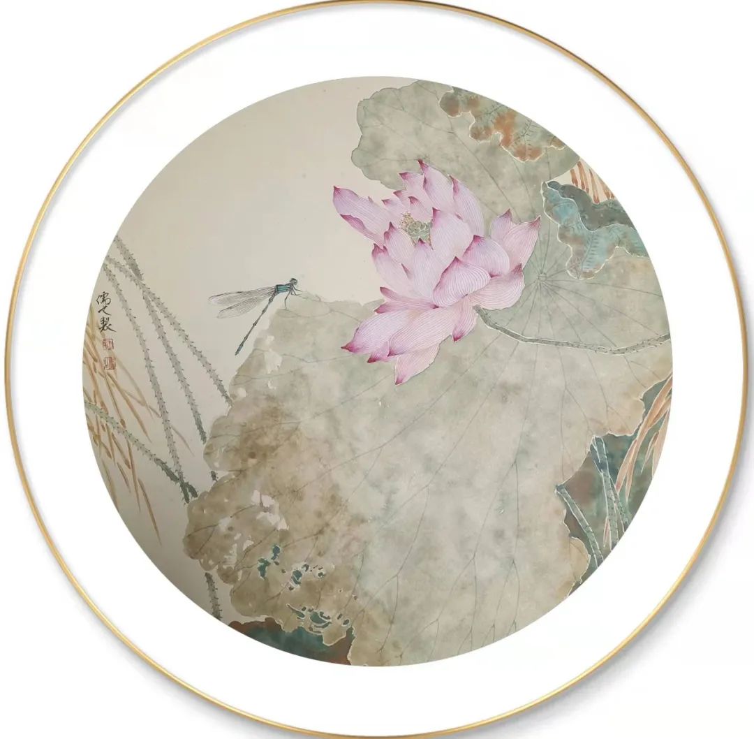 勾线画色彩,好的工笔画白描勾线画