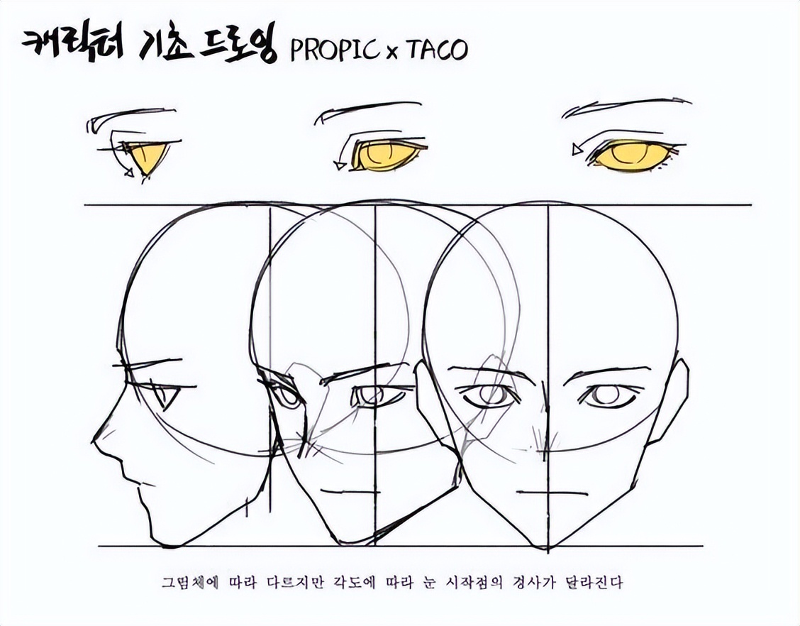 绘画素材|手绘眼睛各种练习素材参考​​​