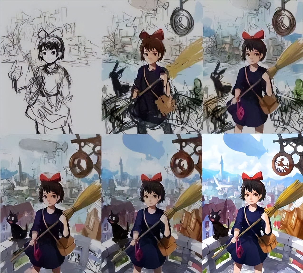 宫崎骏动画龙猫高清图片,宫崎骏动漫合集绘画