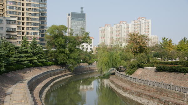 金水河综合整治项目,金水河治理图