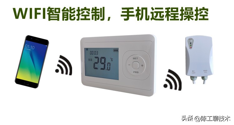 莱珂B8048FH无线燃气壁挂炉温控器说明书，有手机远程控制功能