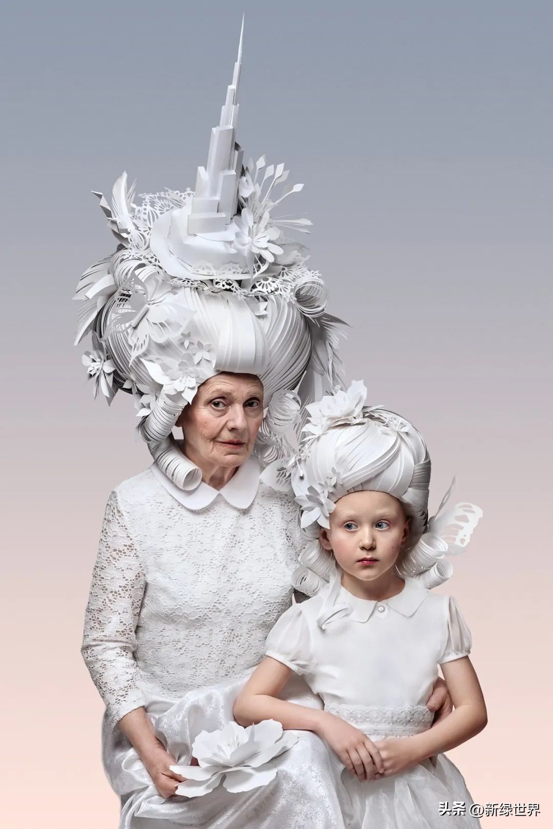 纸艺作品绘画,千变万化的纸艺术作品