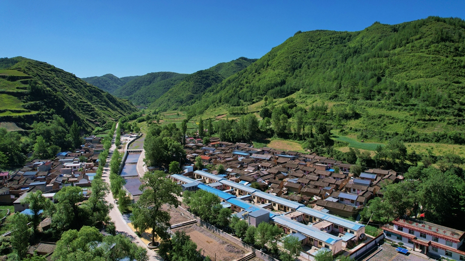 武山县杨河镇和美乡村展新颜,杨家山美丽乡村建设