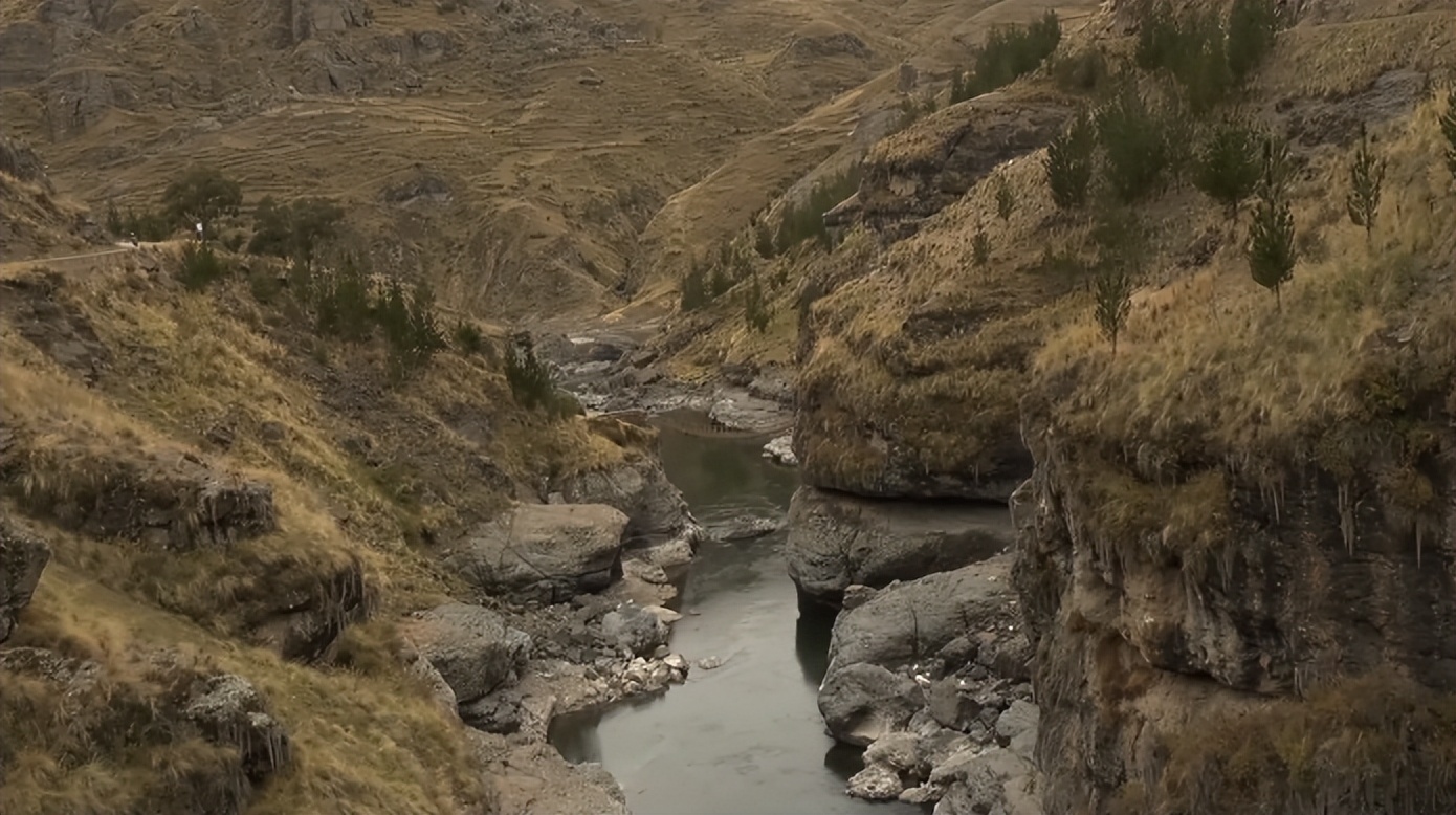 1000人用野草编织30米长的吊索桥，三天完工，每年都要换一次新桥