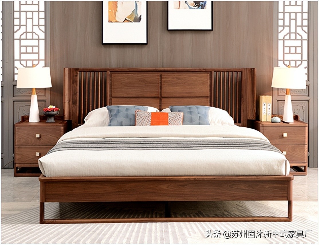 全屋实木家具新中式,新中式含蓄秀美韵味十足