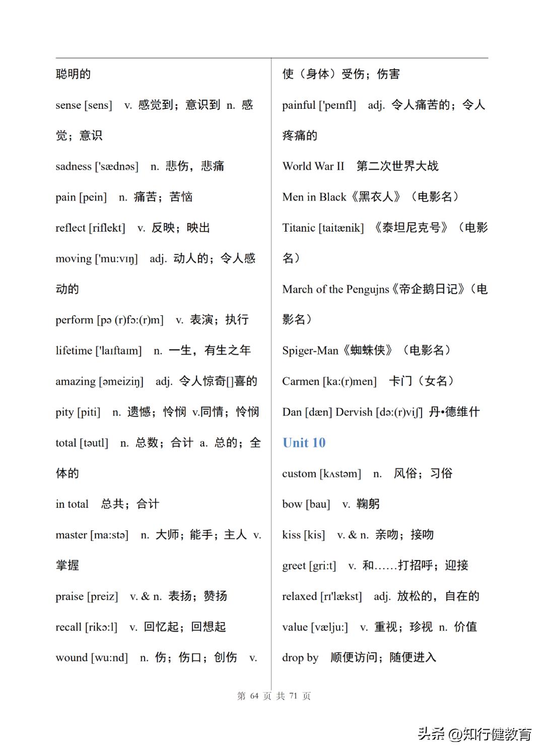 初中英语单词表人教版全套八年级,初三英语单词表全一册笔记