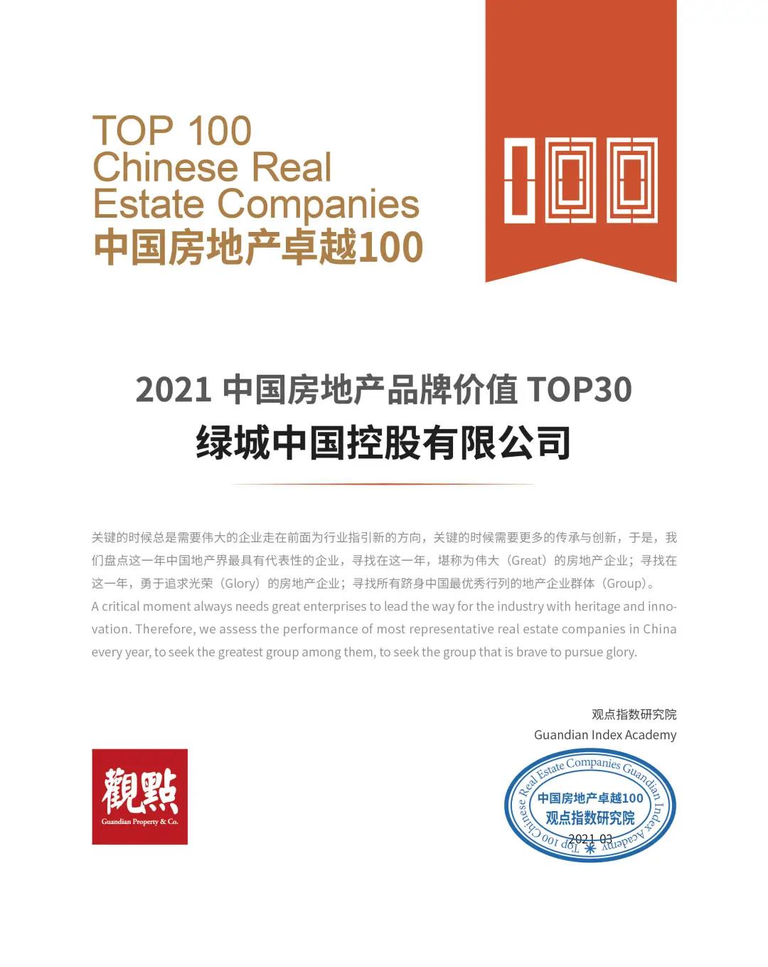 绿城2019年,2021年一季度绿城