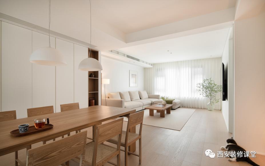 大户型复式日式原木风,顶楼复式维吾尔房子风格