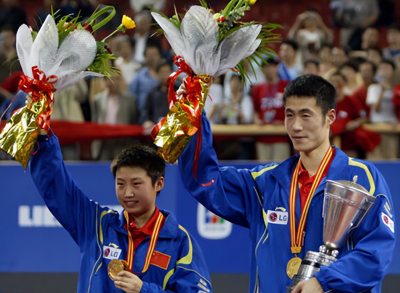 2002年釜山亚运会王楠李晓东,国乒女队主教练李晓东