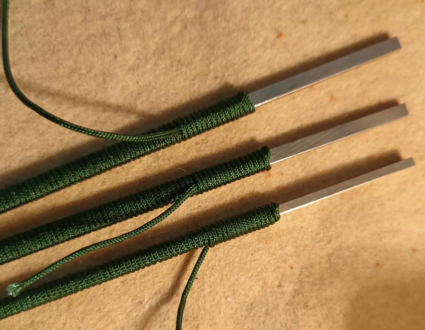 缠刀绳教程,磨完刀粘刀