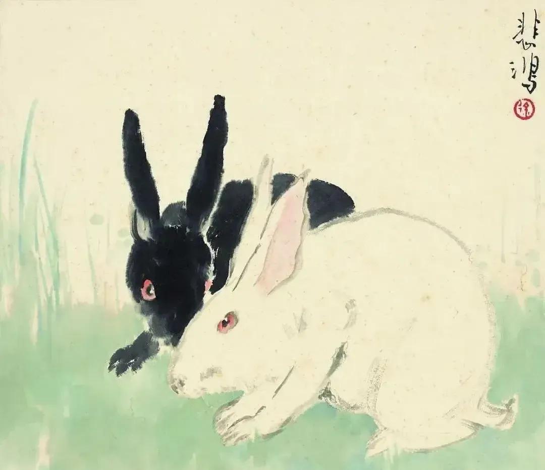 第五十五节绘画课【动物提高】玉兔望月