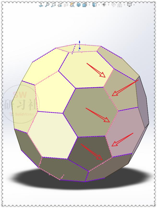 solidworks复杂钣金展开下料图,solidworks足球钣金展开