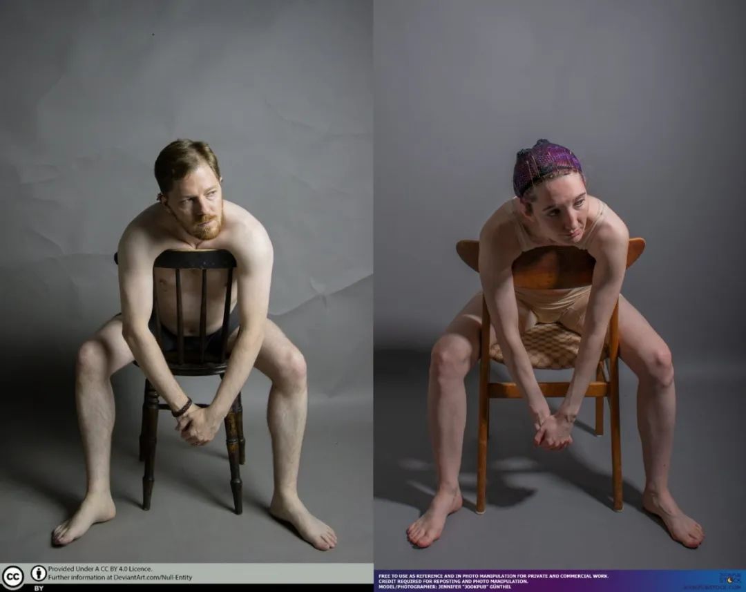 人体坐姿画法速写,速写坐姿人体结构及名称