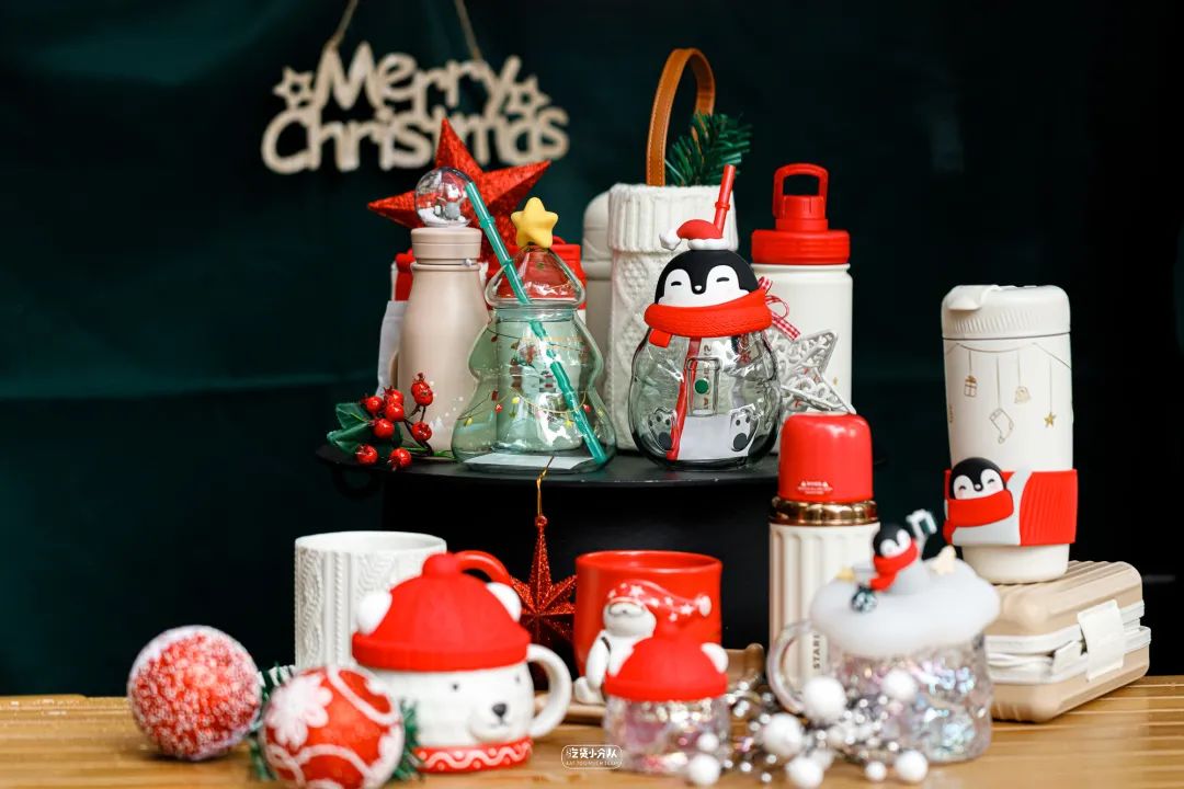 星巴克圣诞系列保温杯,星巴克圣诞款可爱杯子