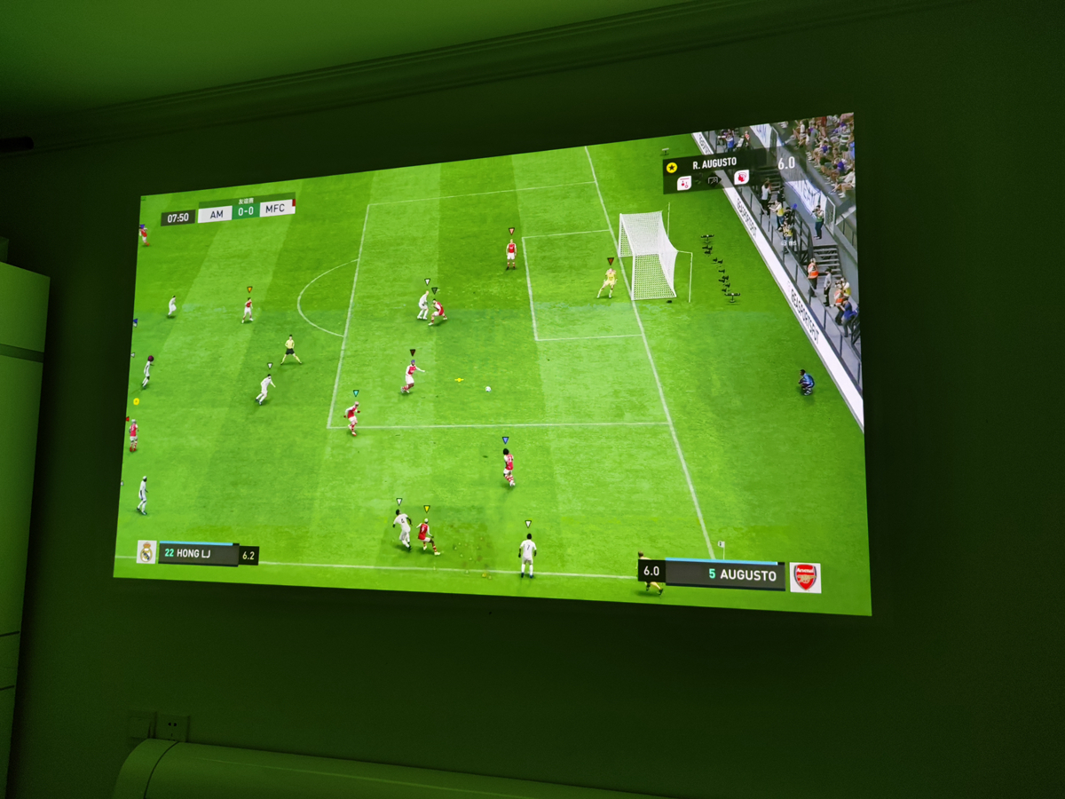 AOCK1S激光投影：4500ANSI不虚标，还豪配帝瓦雷音响，配置很顶！