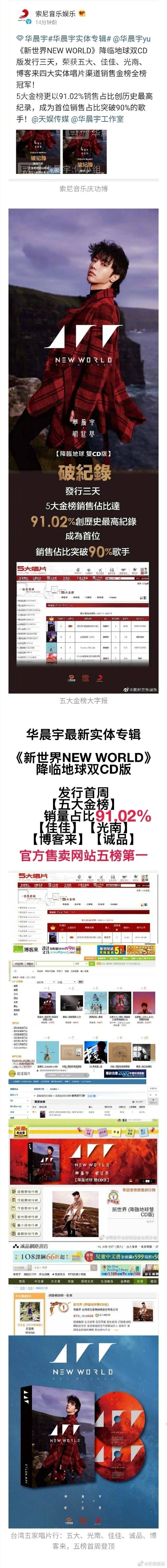 华晨宇五专实体专辑什么时候发,华晨宇第五张实体专辑预告