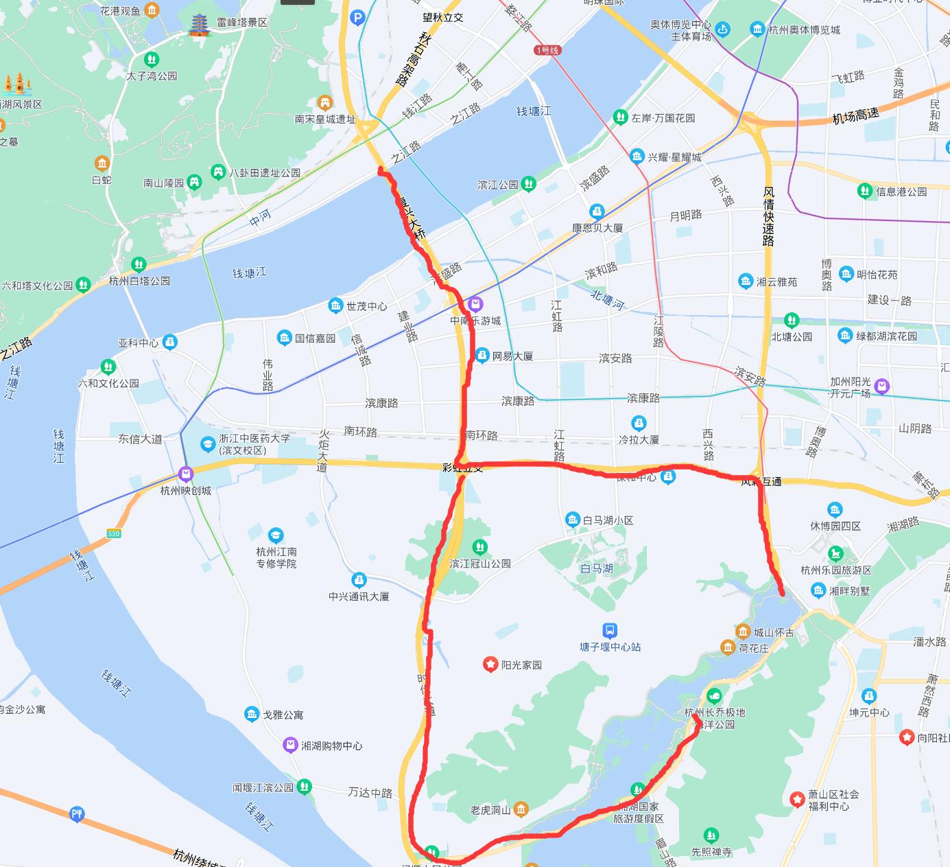 杭州湘湖步行最佳路线,杭州湘湖哪里值得骑行