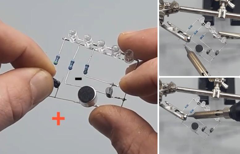声控led灯改成常亮灯视频,led灯怎么能声控