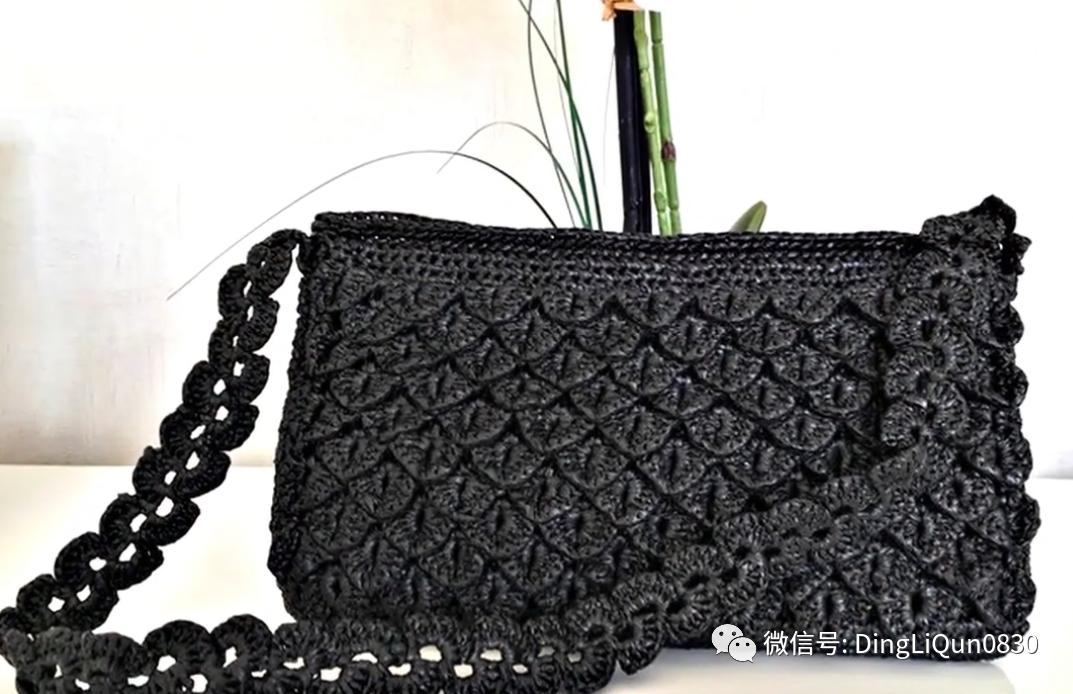 针织包包手工图纸,针织包作品