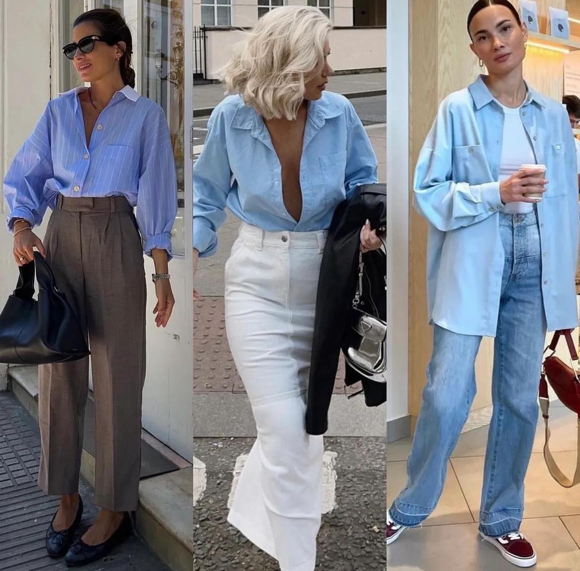 慵懒风衬衣搭配一整套,慵懒风超长衬衣怎么搭配