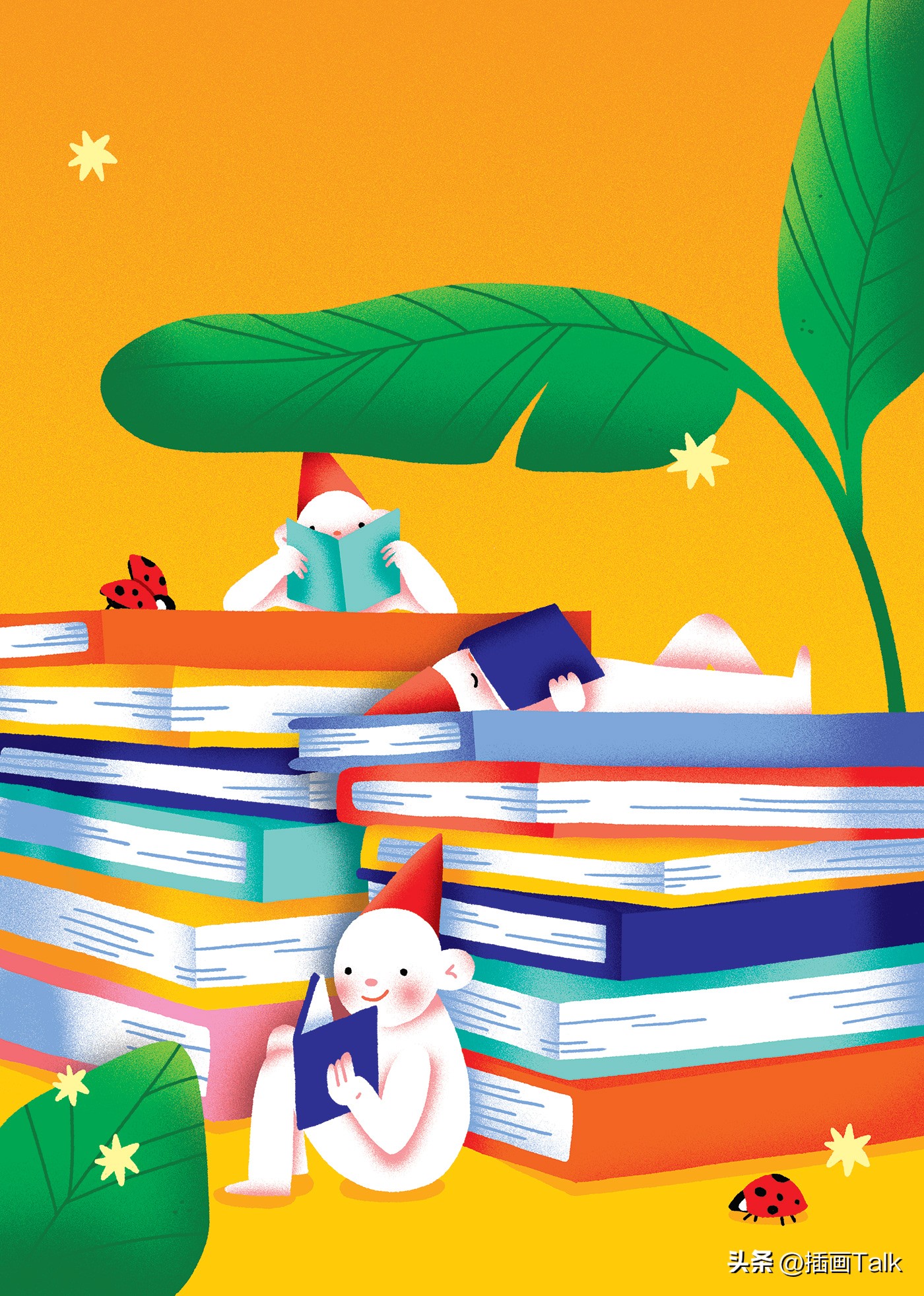 巴西插画大师手绘稿,巴西插画师gabriel图