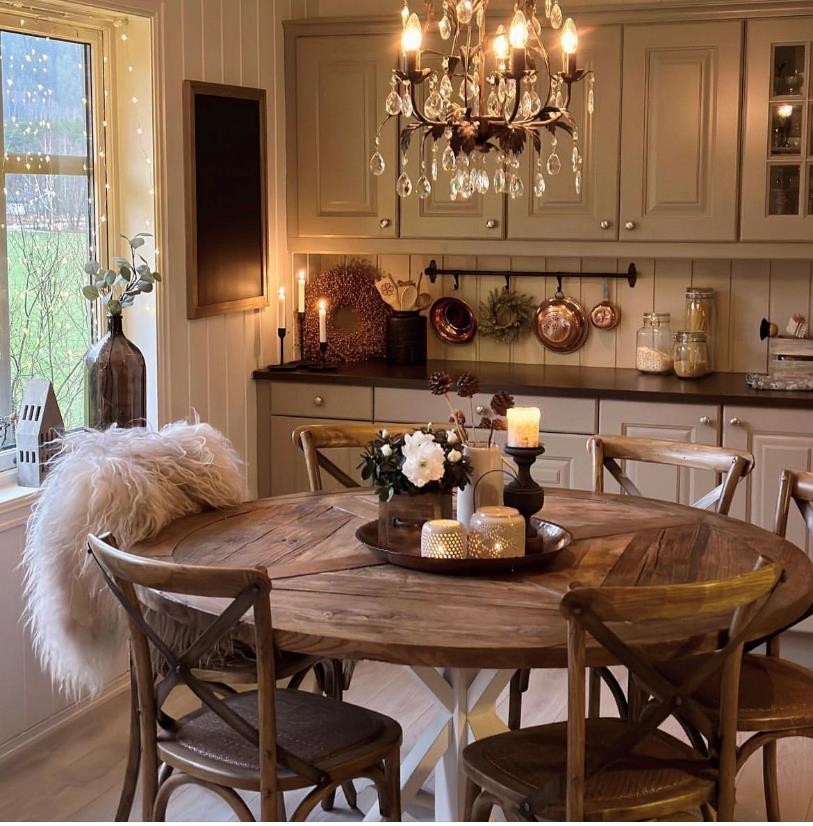 54岁挪威太太亲手布置家，改造旧家具自己做手工，不奢华却暖暖的