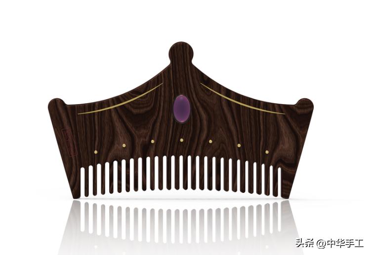 木梳简单设计图,手工木梳设计