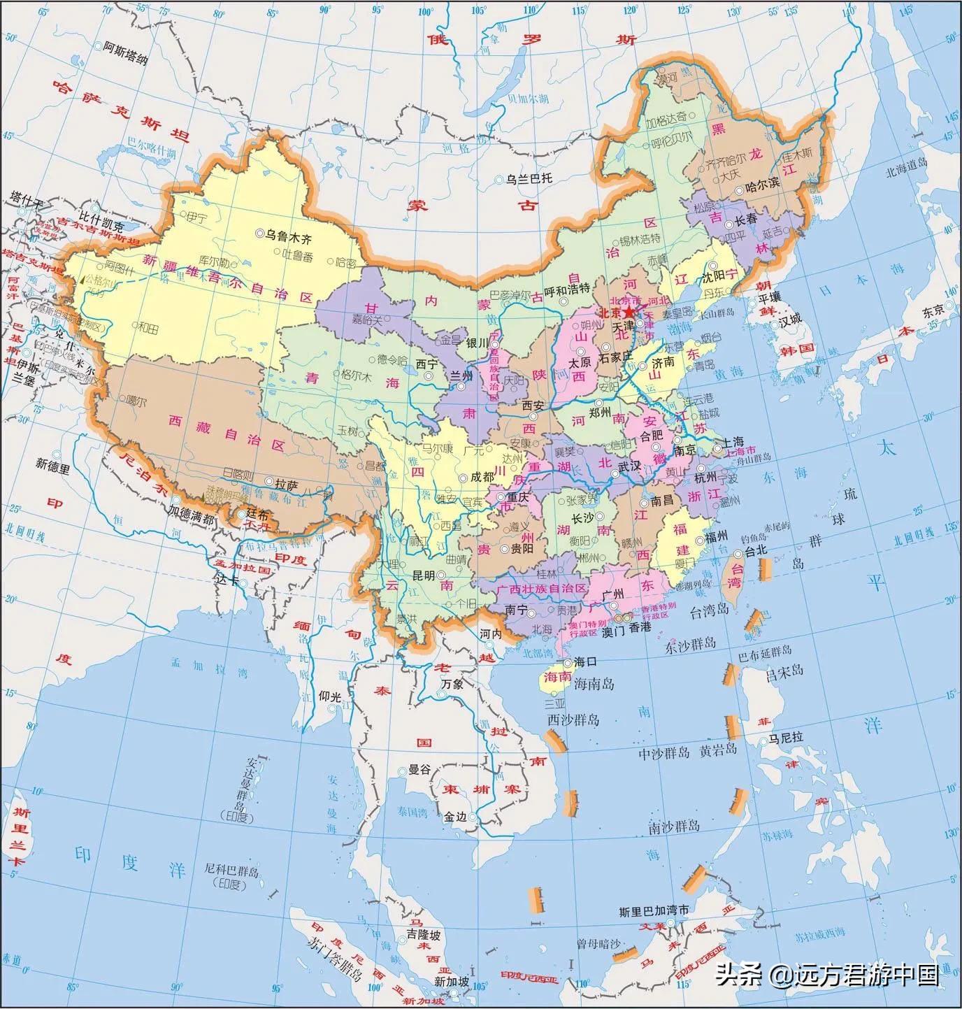 我国距离最近的两座省会城市,距离最远的两座省会城市